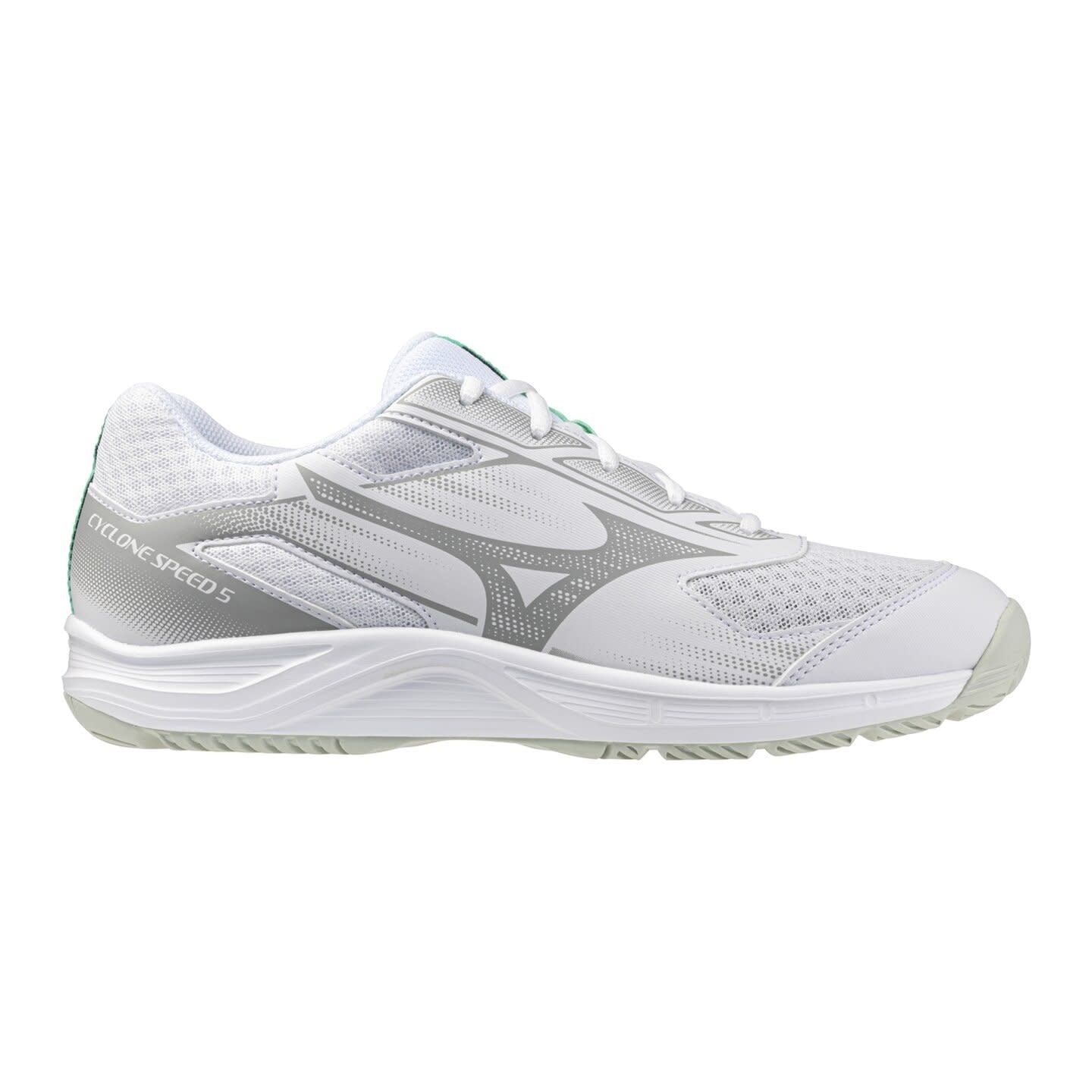 Mizuno Shoe Cyclone Speed 5 White/Black/FrozenEmerald – afbeelding 3