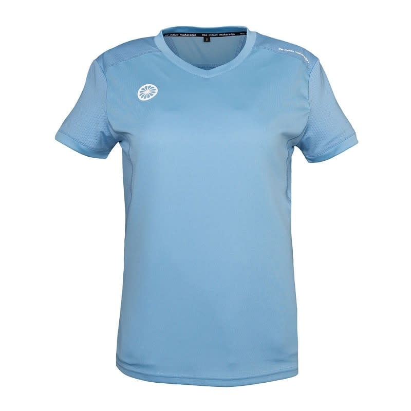 The Indian Maharadja Jaipur Women Performance Blue Tee'