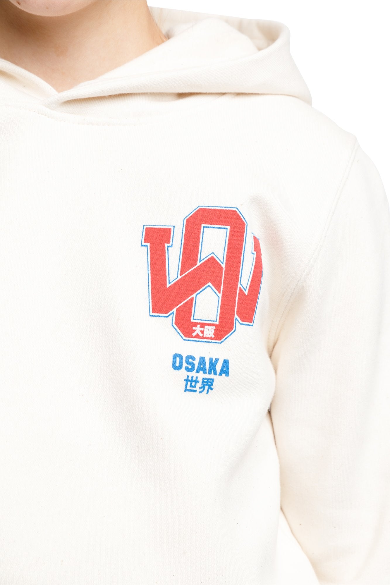 Osaka Deshi Hoodie College Intials S - Natural Raw – afbeelding 2