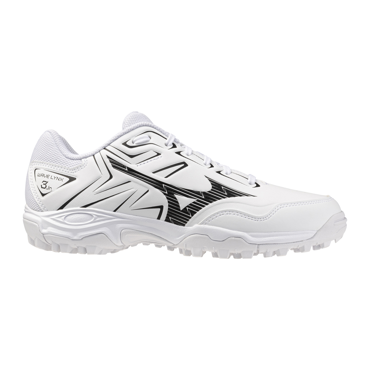 Mizuno Wave Lynx 3 hockeyschoenen junior wit/zwart